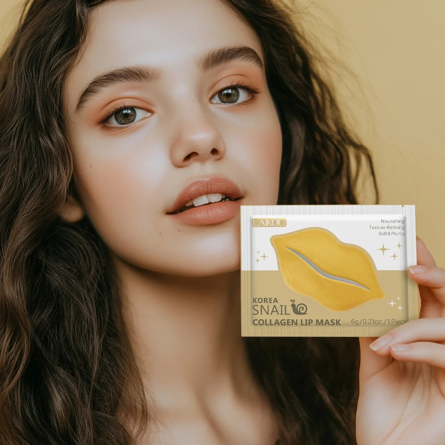LAIKOU Lip Mask Gel Patches – Moisturizing & Hydrating 5/10pc
