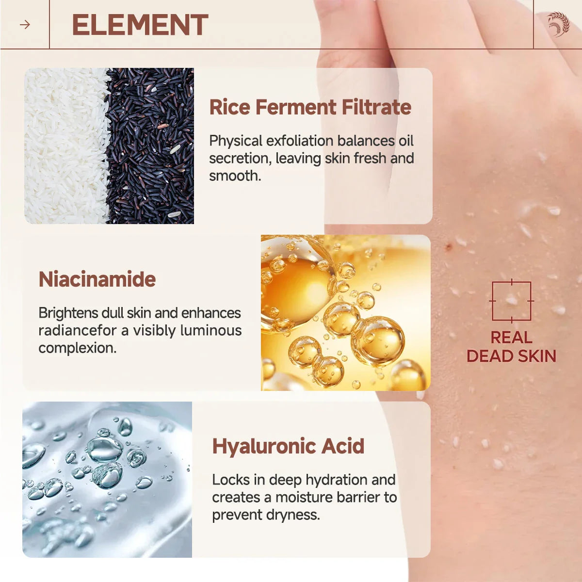 Rice & Black Rice Exfoliating Gel – Deep Cleanse & Moisturize