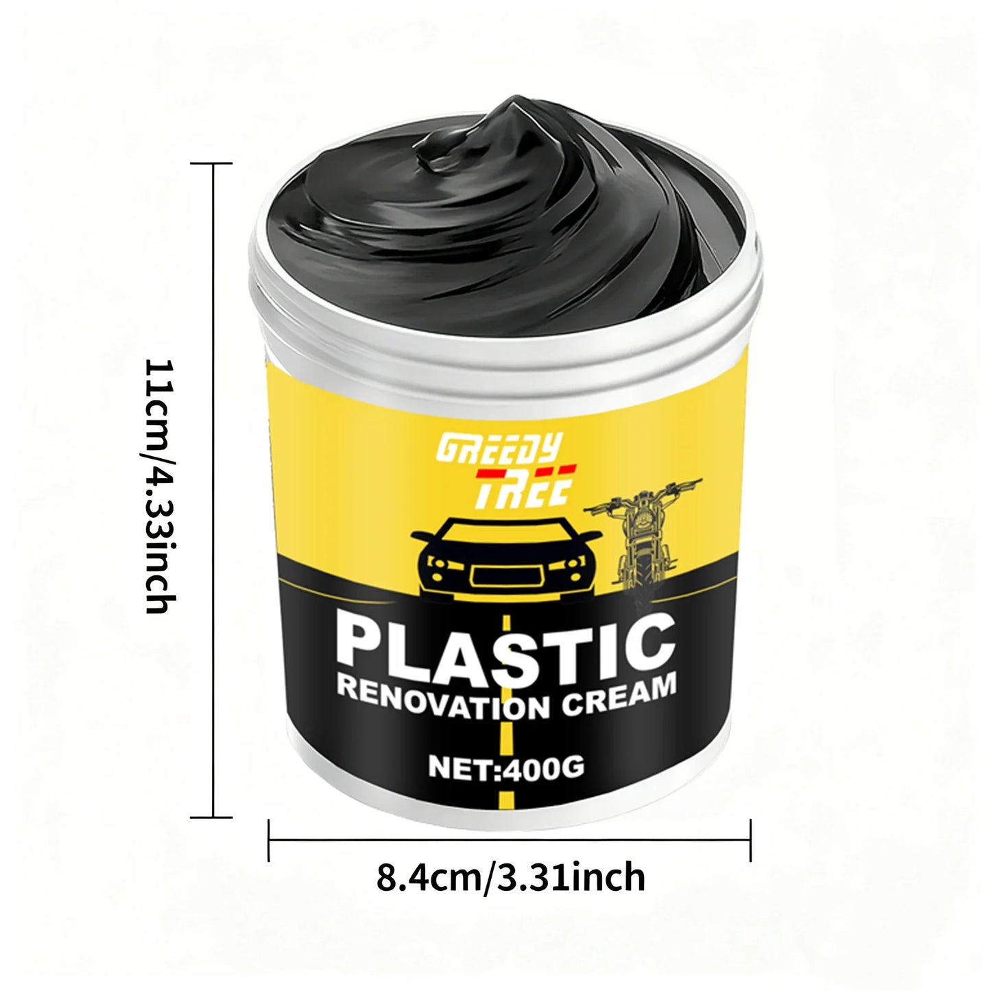 400g Car Plastic Renovator Wax – Restores, Repairs & Protects