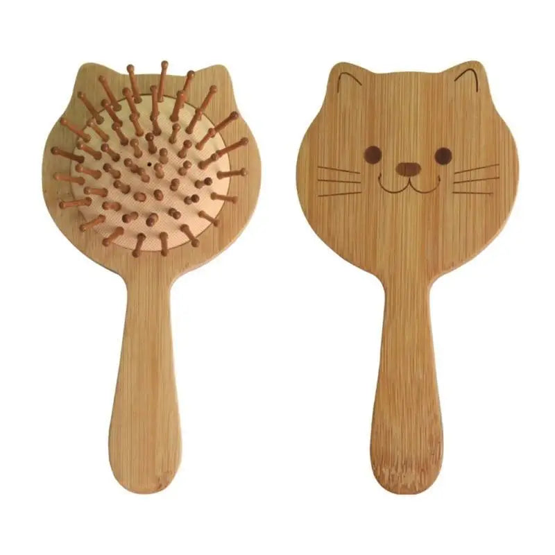 Baby Bamboo Hair Brush & Comb – Newborn Head Massager