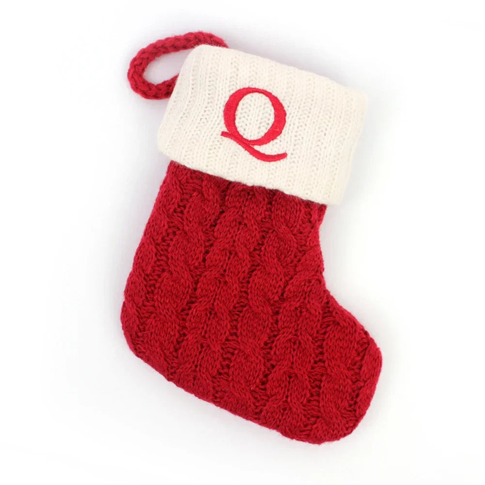 Christmas Stocking Knitted Sock – Festive Holiday Decor