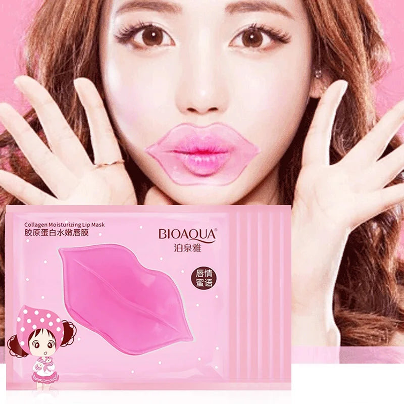 BIOAQUA Crystal Collagen Lip Mask 15pcs – Hydrating Plumper