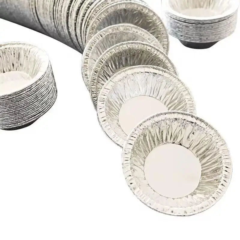 Disposable Mini Tart & Pie Molds | Aluminum Foil 50/100 Pack
