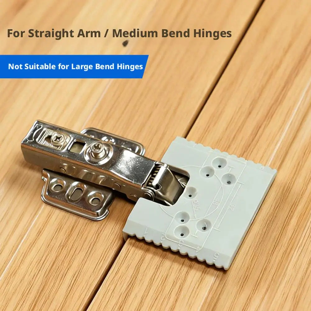 Magnetic 2mm Hinge Stop Plate For Cabinet Doors Quick Installation Positioning Fixing Plate Woodworking Hinge Installation Aid Peaceful Pleasures Health and Wellness