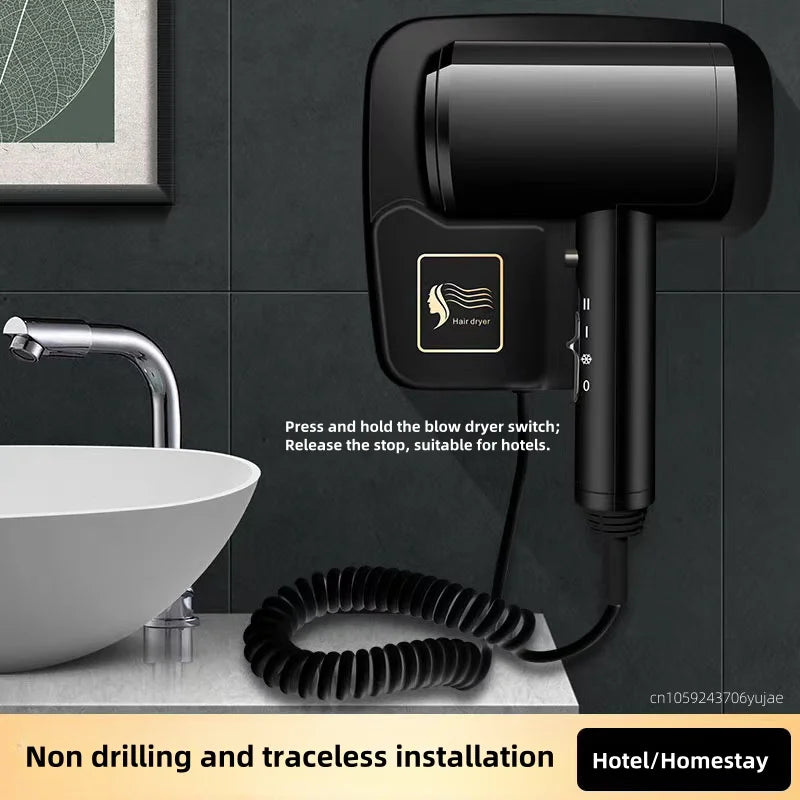 2025 Wall Mounted Hair Dryer, Hotel Home Bathroom, Bathroom, Wall Mounted Hair Dryer Manufacturer Wholesale Peaceful Pleasures Health and Wellness