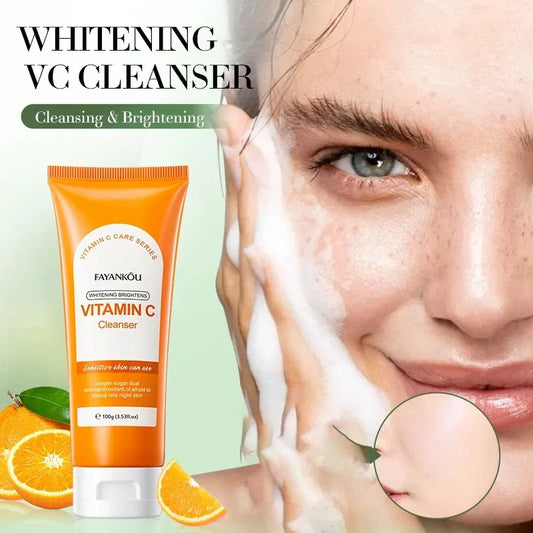 REAROYA Vitamin C Foam Facial Cleanser 100g – Brightening Foam Facial Cleanser Oasis Select