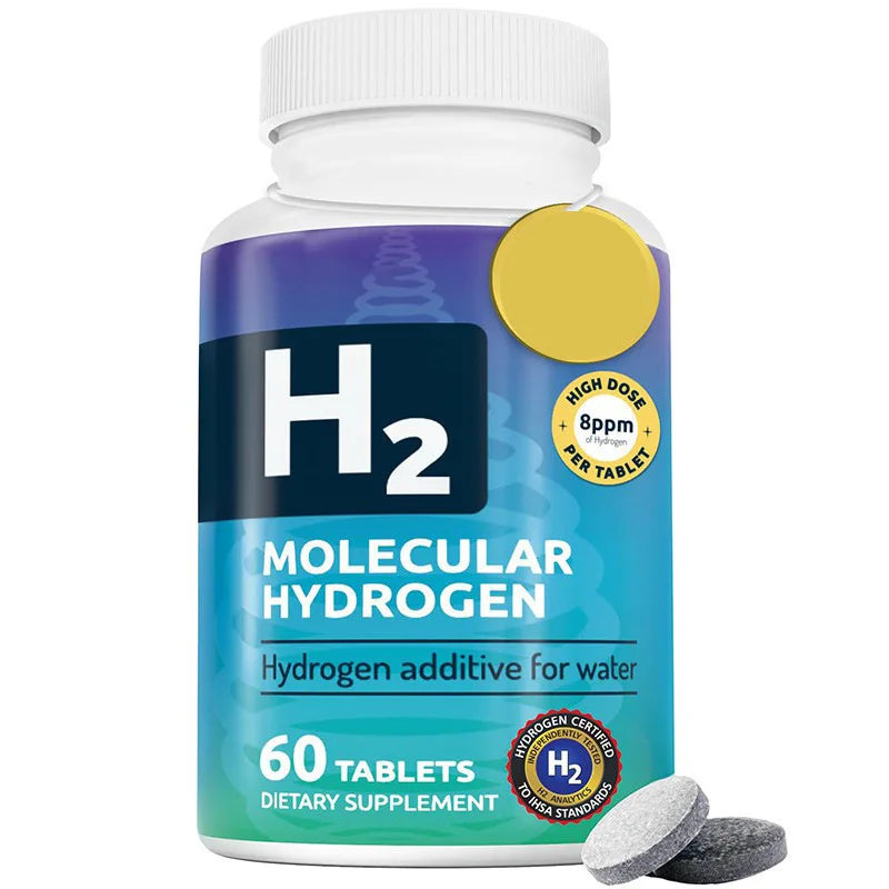 Molecular Hydrogen Tablets 8ppm H₂ + Magnesium | 60 Tablets