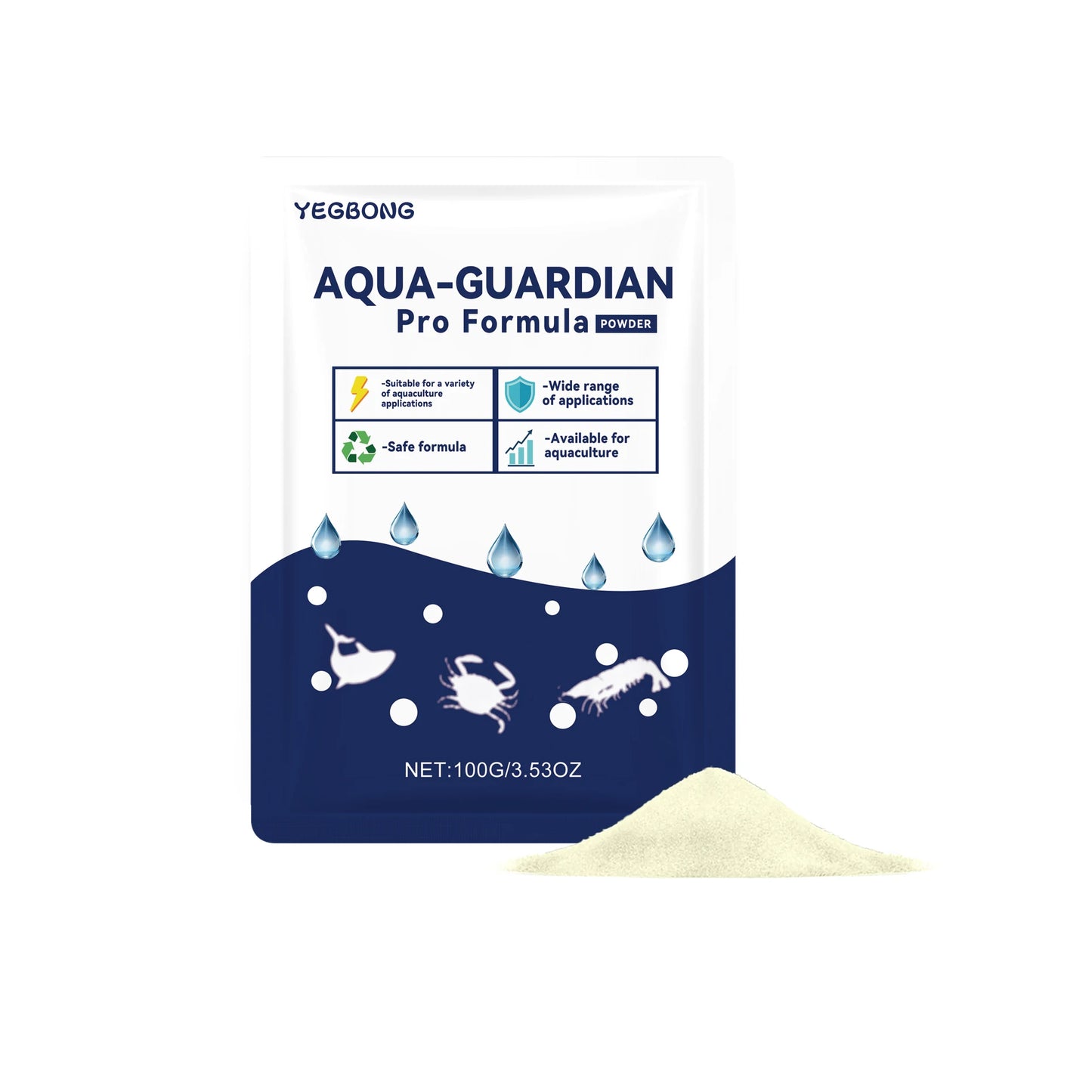 100g Aquarium Water Clarifier Powder | Fish Tank Purifier