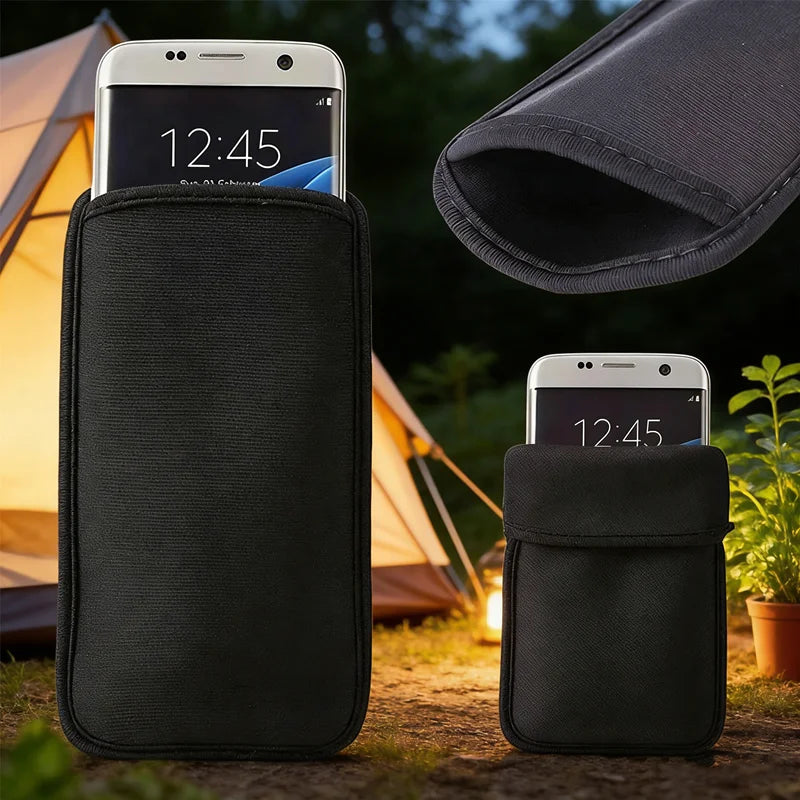 Waterproof Neoprene Phone Pouch – Slide-In Clear Window Case