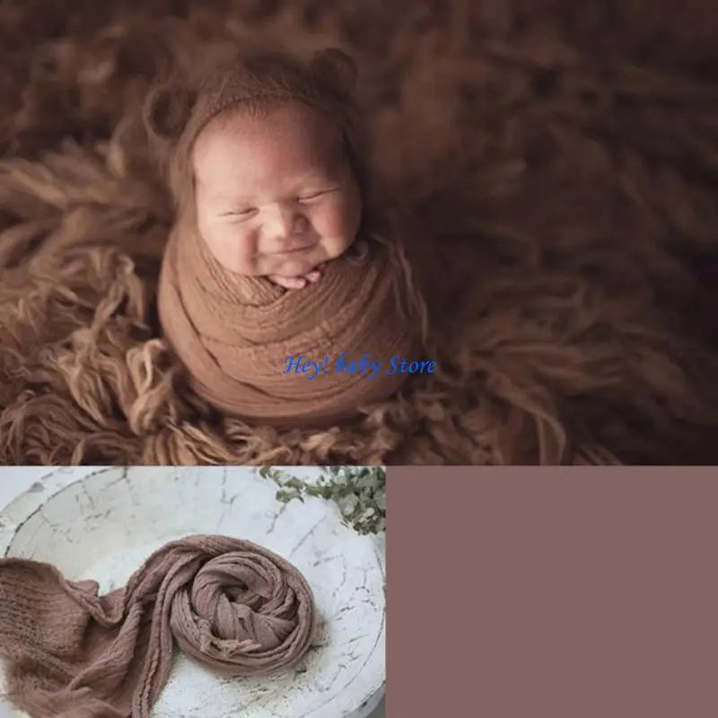 Newborn Photography Swaddle Wrap Blanket | 38 Colors Photo Prop