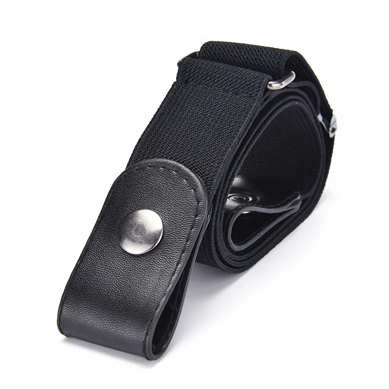 Buckle-Free Stretch Elastic Waist Belt – No Bulge, No Hassle Elastic Waist Belt Peaceful Pleasures Health and Wellness black 60-100