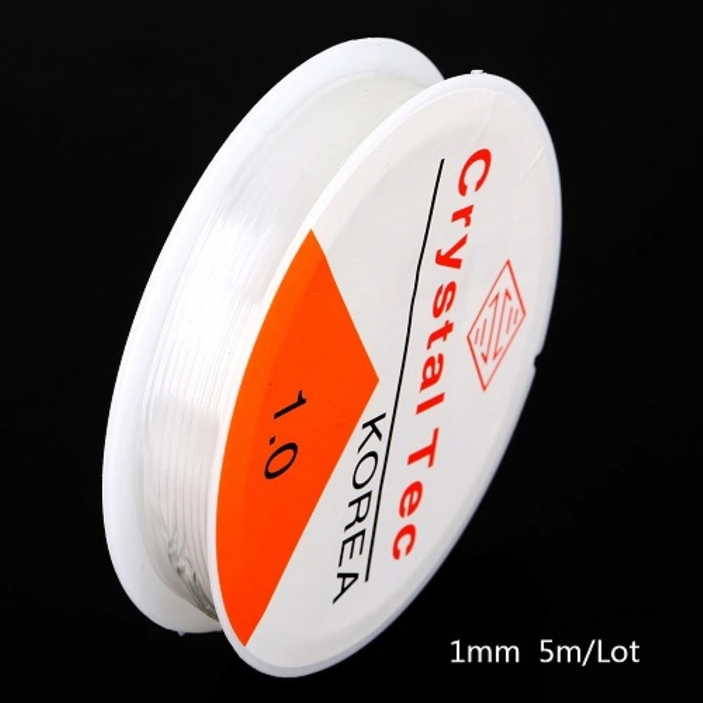Clear Elastic Crystal TPU Thread for Hair Extensions & Wigs