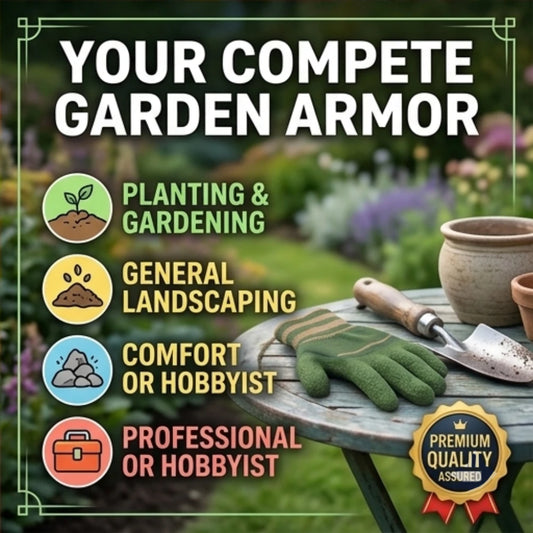 Garden Working Gloves Thorn Proof Waterproof Protection Latex Dip Wear-Resistant Safety Glove for Picking Chestnuts and Flowers Peaceful Pleasures Health and Wellness