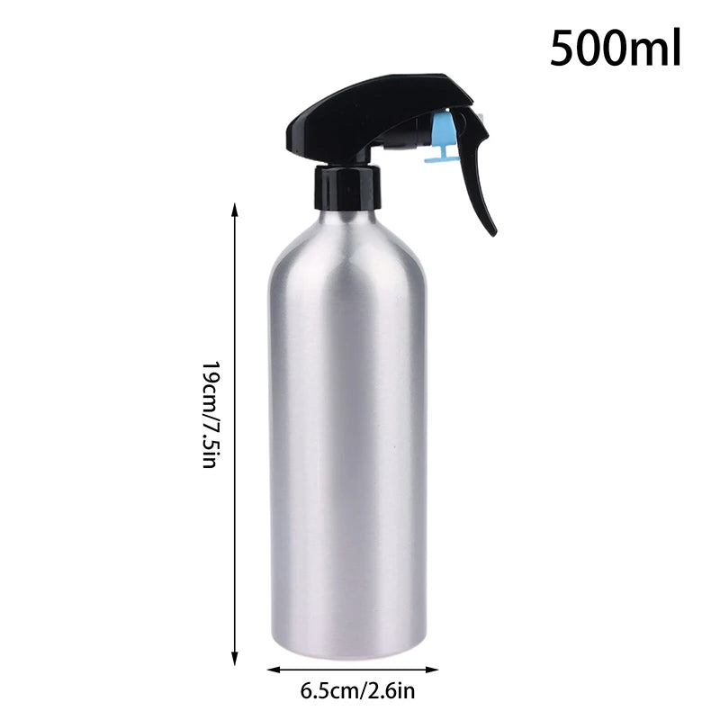 Empty Refillable Sanitizer Container Spray Bottle Aluminum Pump Bottle High Quality Corrosion Resistant Pump Bottle Peaceful Pleasures Health and Wellness 500ml