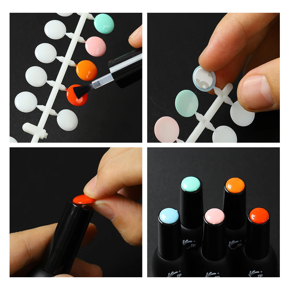 120pc Nail Polish Display Board & Color Card Set | Nail Art