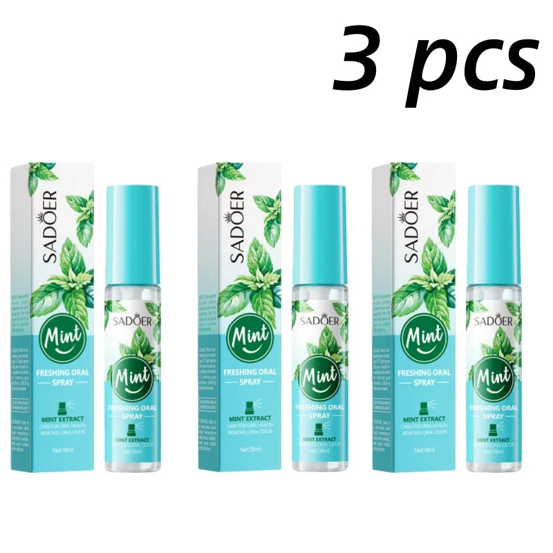 Mint & Peach Fresh Breath Mouth Spray – Oral Freshener