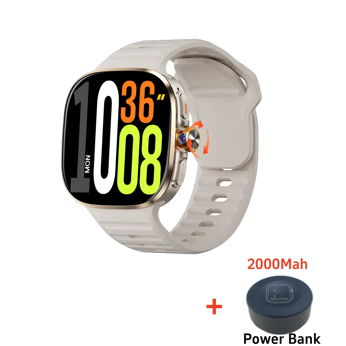 Zestbolt M99 4G Android Smartwatch 2.4" AMOLED 8MP Camera GPS