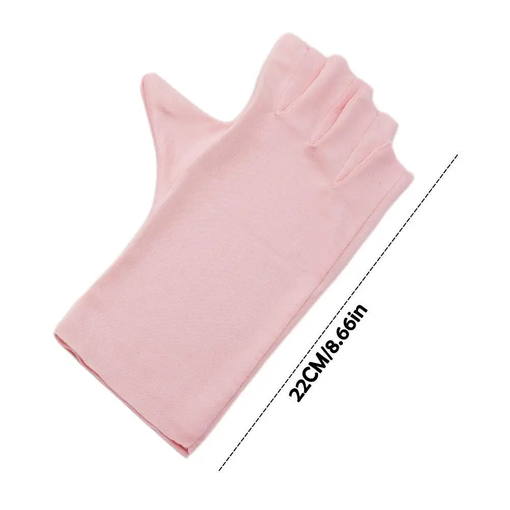 UV Protection Ice Silk Gloves – Nail Lamp & Sun Shield