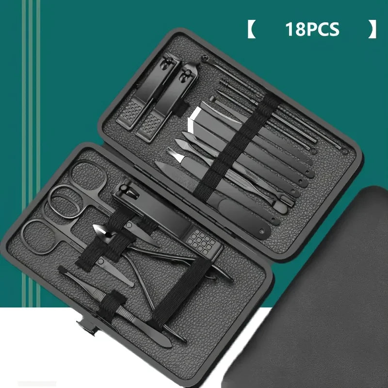 Deluxe Manicure & Pedicure Kit – Stainless Steel Nail Care Set