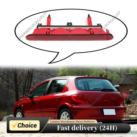 High Mount Stop Lamp 6350P5 High Rear Brake Lamp Third Brake Tail Light for Peugeot 307 Hatchback 2001-2008 Peaceful Pleasures Health and Wellness