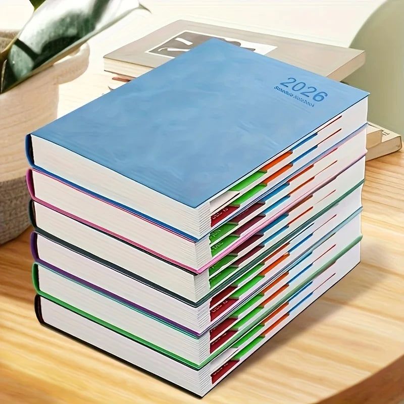 2026 Daily Planner A5 Notebook | Lined Time Management Diary
