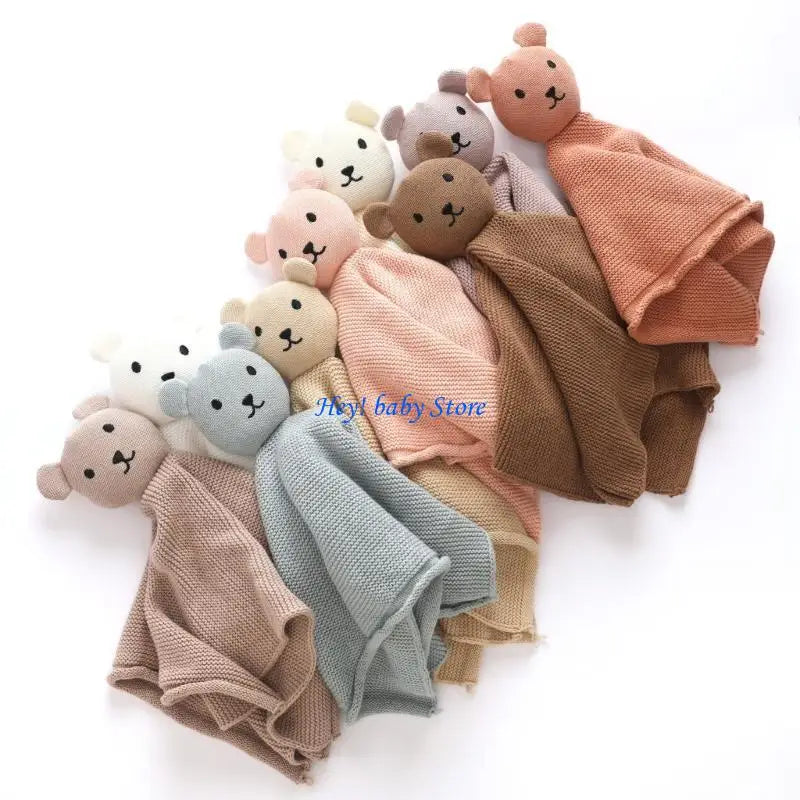 Baby Bear Snuggle Comforter Blanket | Soft Cotton Soothe Towel