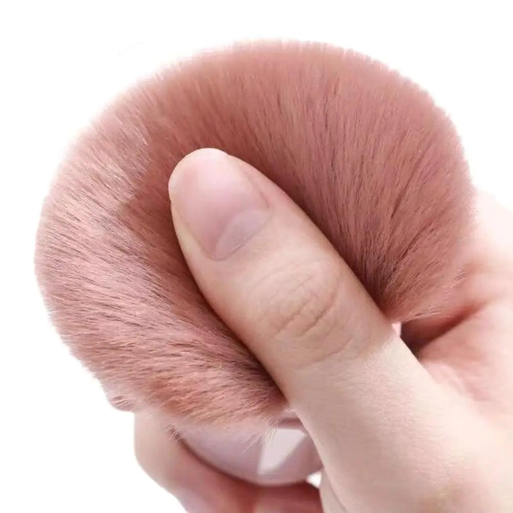 Portable Mini Retractable Blush Brush Soft Loose Powder Foundation Makeup Brush Multi Functional Beauty Makeup Tool Peaceful Pleasures Health and Wellness