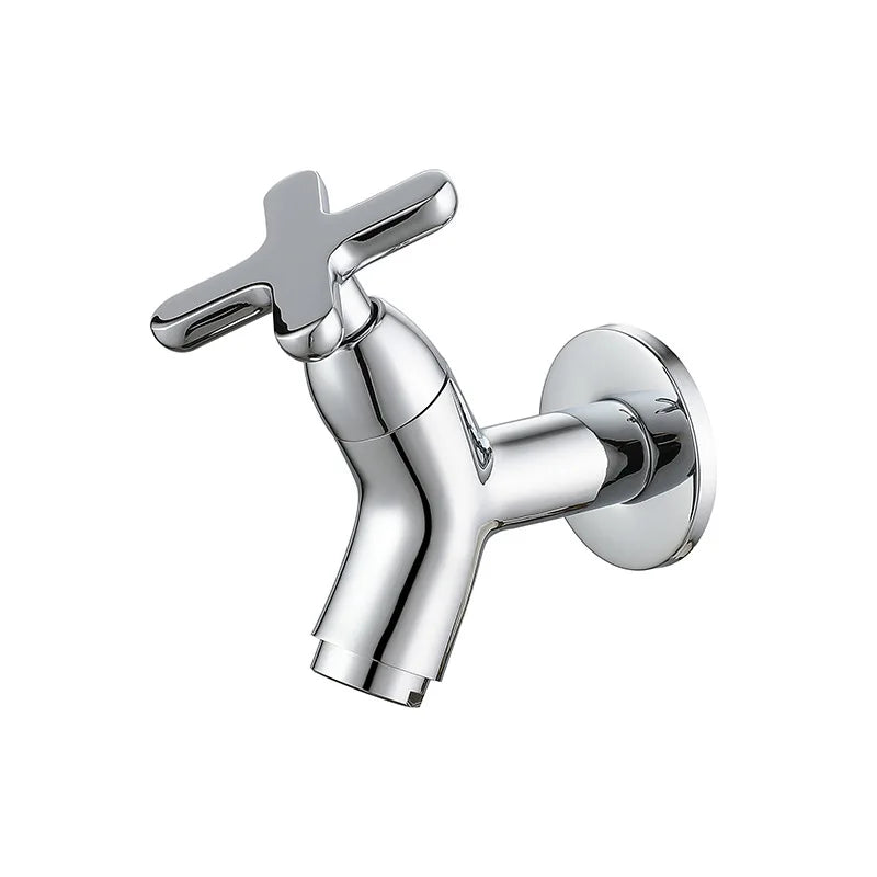 Wall Mount Brass Basin Faucet | Single Cold Water Tap