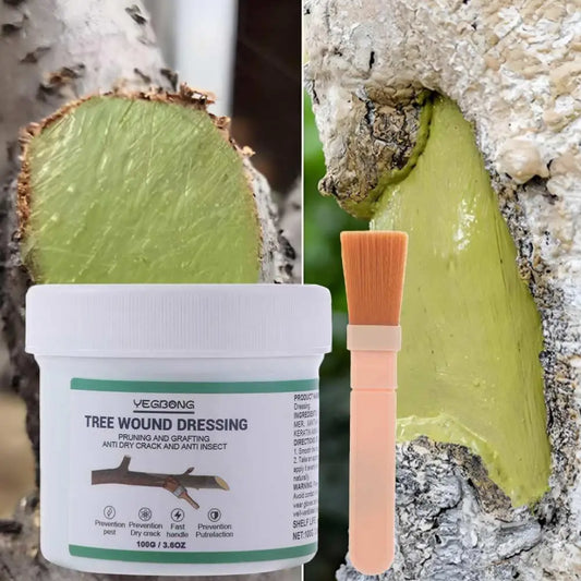 Tree Wound Pruning Sealer & Grafting Paste | Protects Cuts Tree Wound Sealant Oasis Select with brush