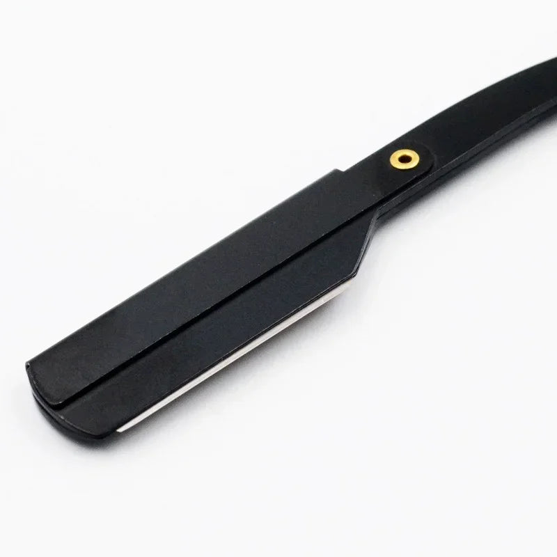 Foldable Stainless Steel Straight Razor – Vintage Barber Blade Straight Shaving Razor Peaceful Pleasures Health and Wellness