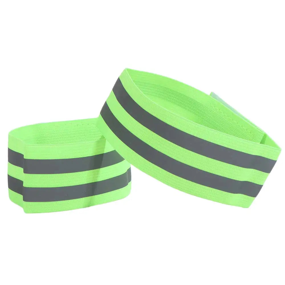 8-Pack Reflective Safety Armbands – High Visibility Elastic Bands