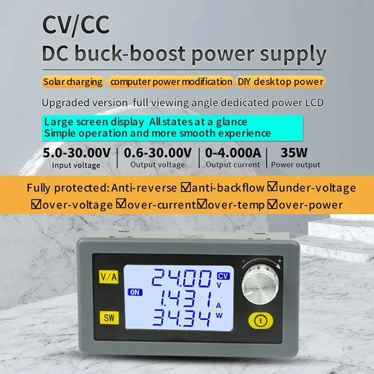 SK35 Adjustable Solar DC CC CV Power Module Buck Boost Converter for Constant Voltage Current Charging Board Peaceful Pleasures Health and Wellness