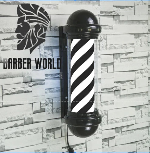 Barber Shop Outdoor Rotating LED Light Waterproof Energy-Saving Wall Mounted Night Light Salon 27 Inch Wall Light Open Sign Peaceful Pleasures Health and Wellness M-15
