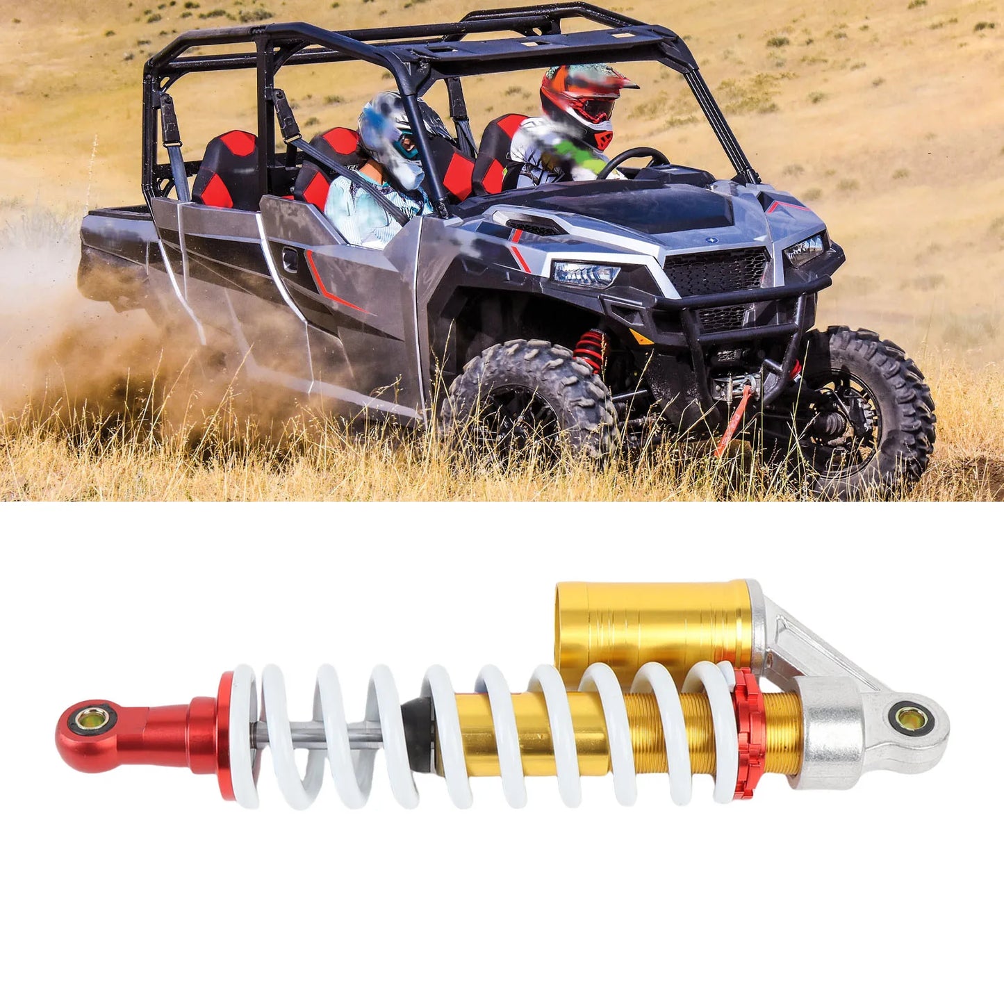 350mm Adjustable Shock Absorber for ATV Dirt Bike Go Kart
