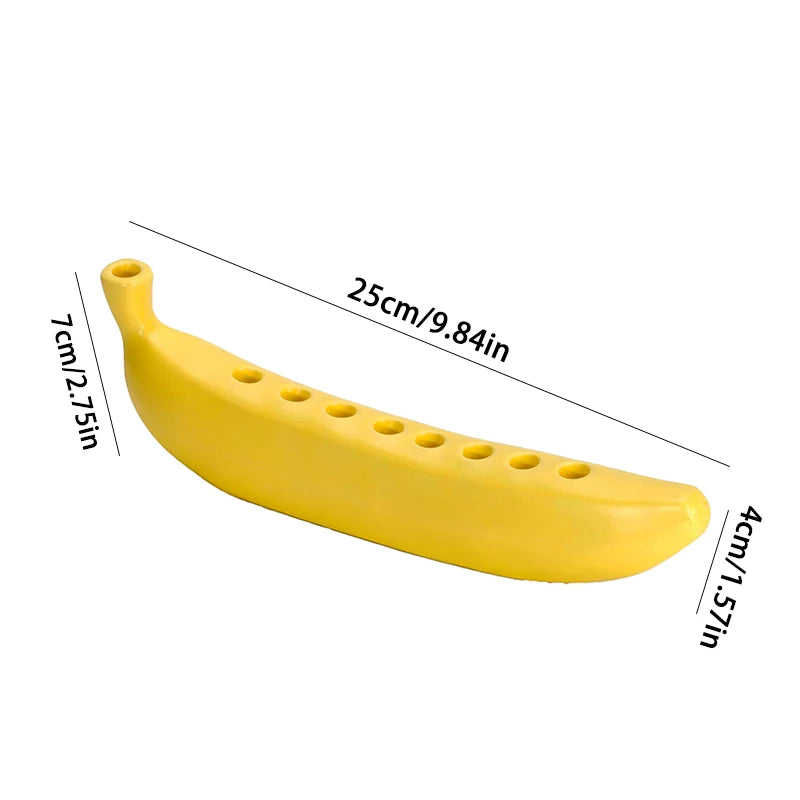 Cross border Creative Fun New Portable Banana Candle Holder Banana Theme Candlestick Peaceful Pleasures Health and Wellness Yellow