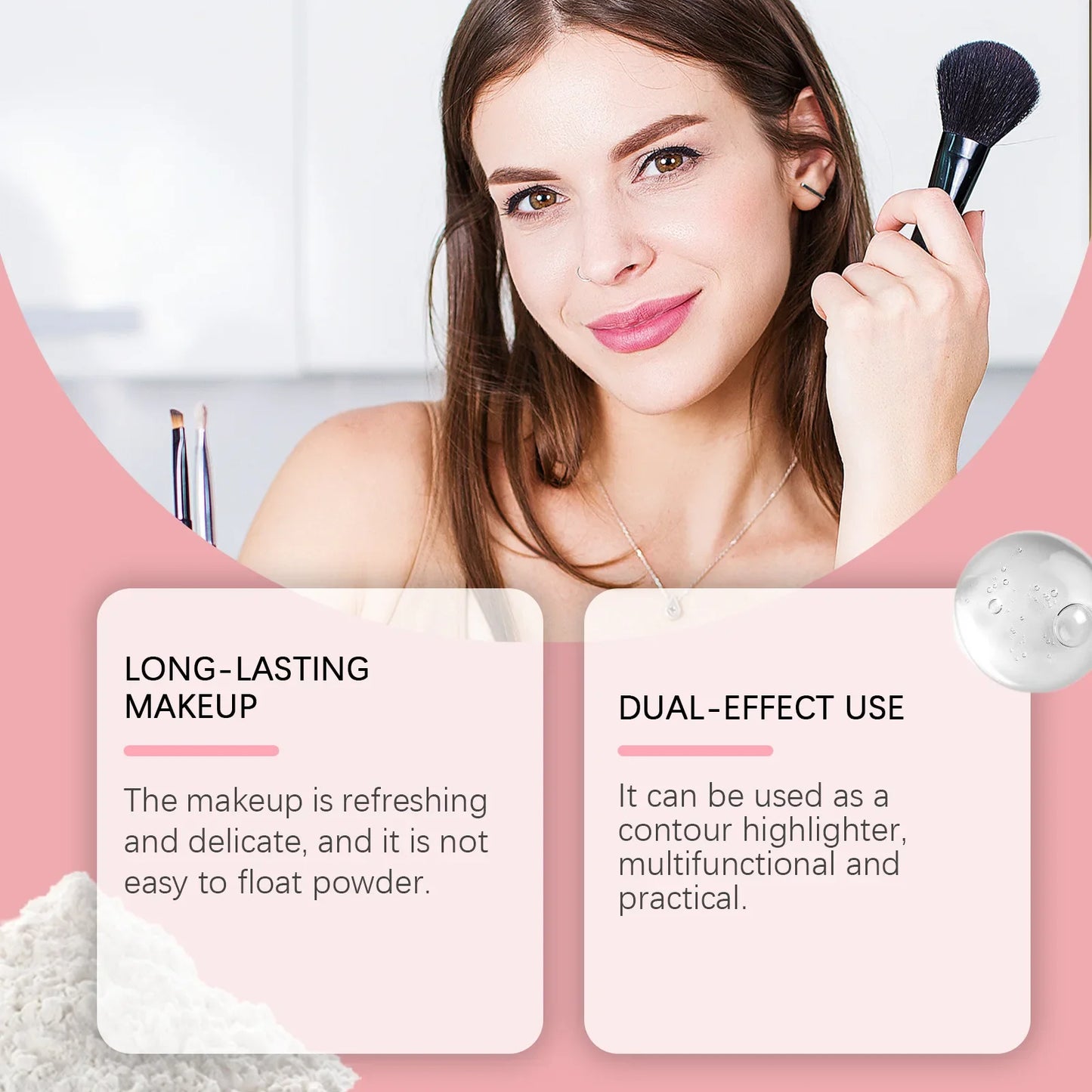Zephoco Matte Baked Powder Foundation – Oil Control & Colour Correct