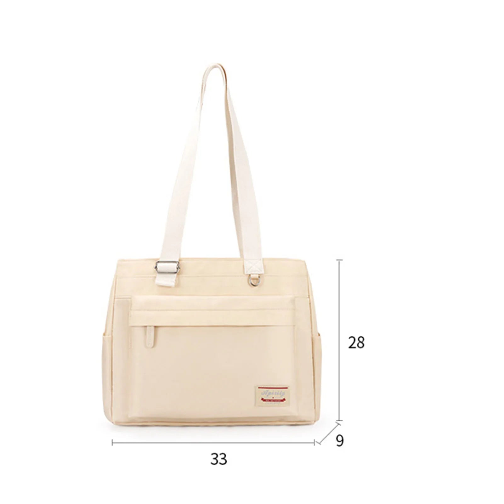 Large Capacity Laptop Bag with Adjustable Shoulder Strap Side Pockets for Travel Business Trip Daily Work Peaceful Pleasures Health and Wellness