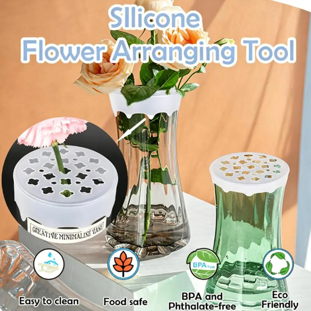 Silicone Flower Grid Arranger – Flexible Floral Stem Holder