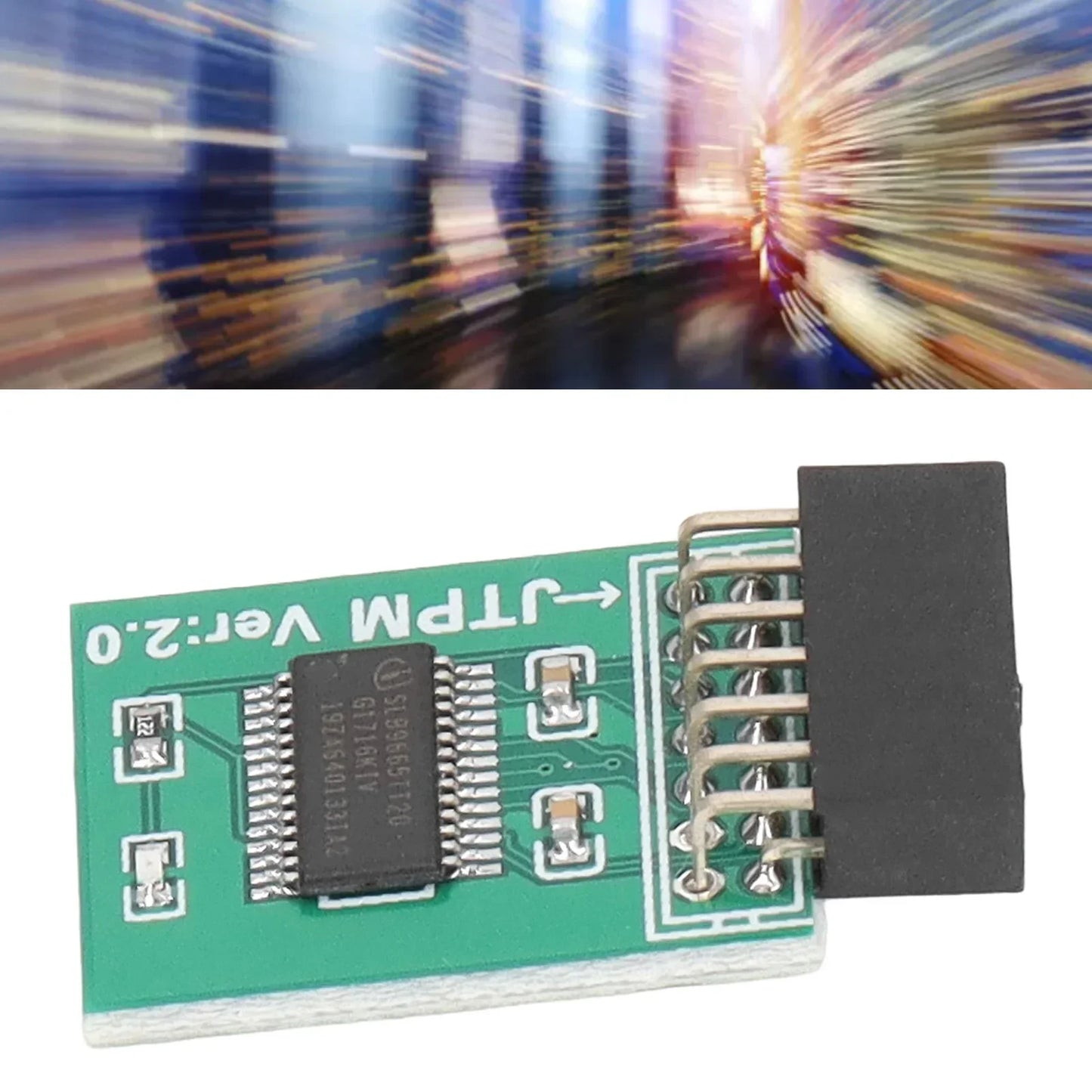 14 Pin LPC Interface TPM Module Board MSI 2 0 Strong Encryption Win11