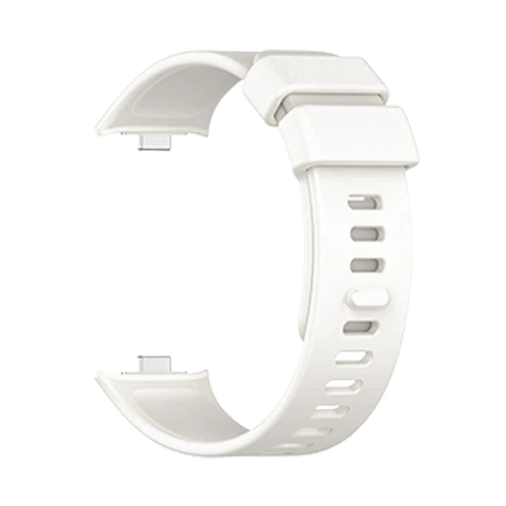 Silicone Band for Xiaomi Redmi Watch 4/5 & Mi Band 8/9 Pro Peaceful Pleasures Health and Wellness WHITE For Redmi Watch 4-5