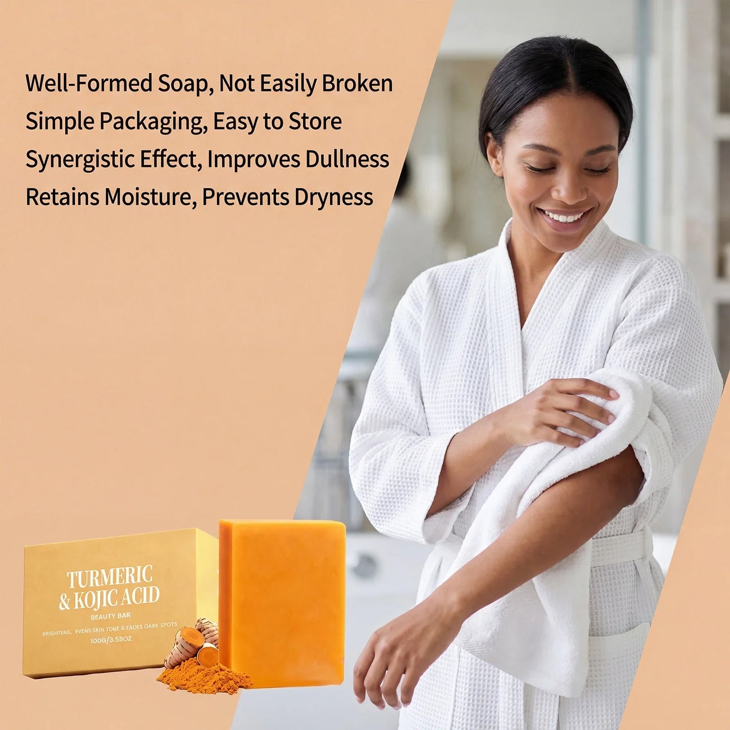 Turmeric Kojic Acid Soap – Brightening & Dark Spot Remover