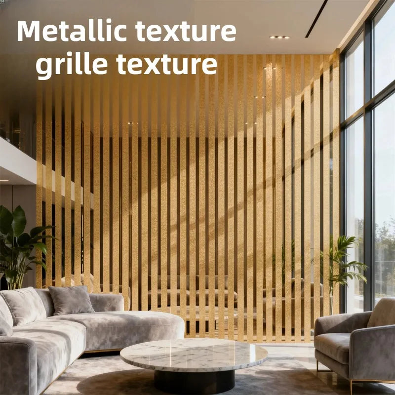 Self-Adhesive Brick Wallpaper Roll 40cm×3m | Metallic Decor