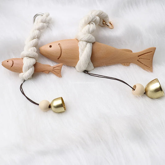 Car Ornaments Fish Hangable Pollack Charm for Wall Wooden Door Pendant Wall Art Hangable Wall Decoration for Car Interior Decor Peaceful Pleasures Health and Wellness