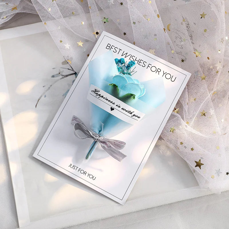 Handmade Floral Greeting Card – Birthday, Mother's Day & More