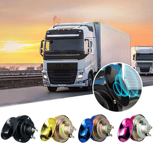 Motorcycles 300DB Super Loud Train Horn For 12V Power Supplies Car-boat Automotive Loudspeaker Car Speaker Sound Signal Peaceful Pleasures Health and Wellness