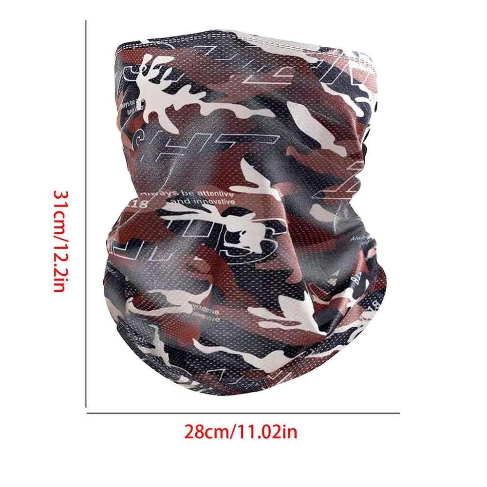Ice Silk Face Gaiter – UV Protection & Windproof Head Wrap