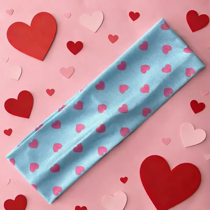 Love Print Hair Band – Korean Sports & Yoga Headband for Girls