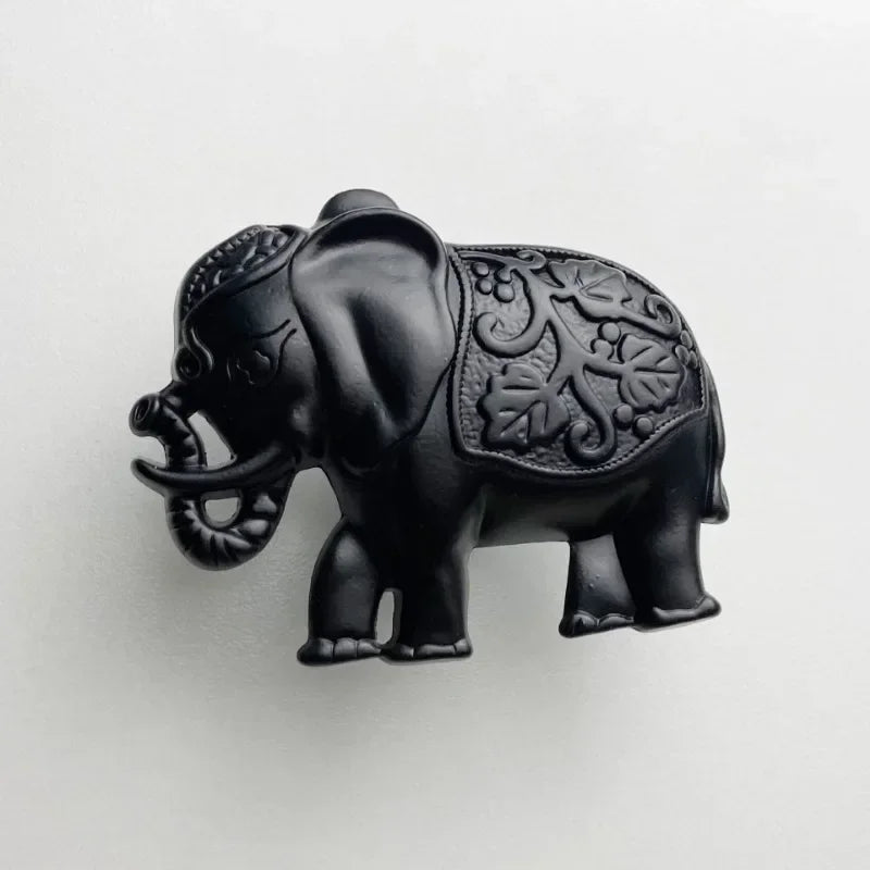 Elephant Cabinet Knobs | Retro Zinc Alloy Drawer Pulls 50 Pack