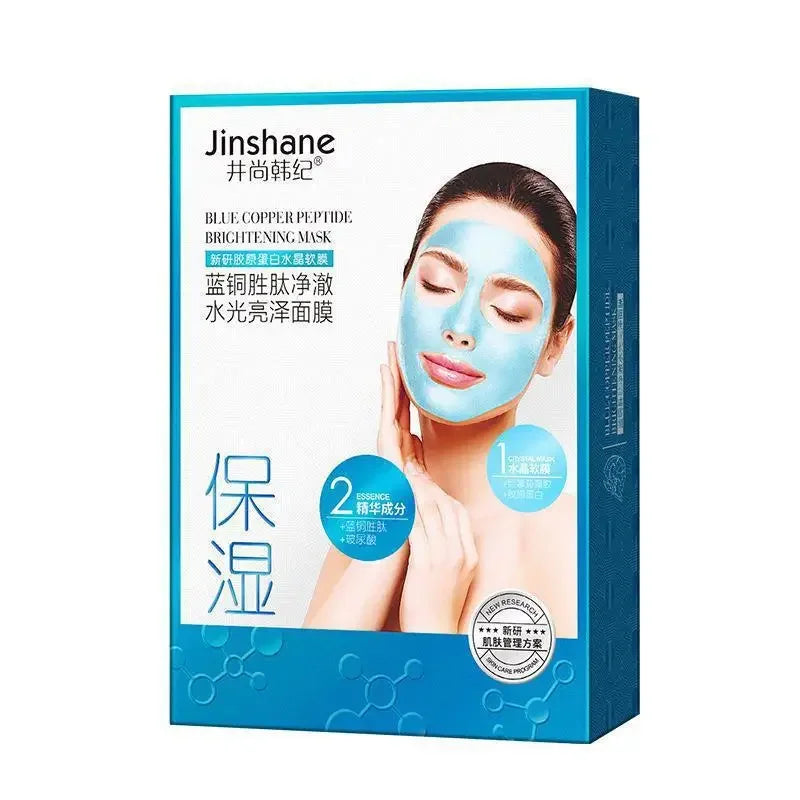 Seaweed Collagen Crystal Gel Face Mask – 5-Pack Hydrating Jelly