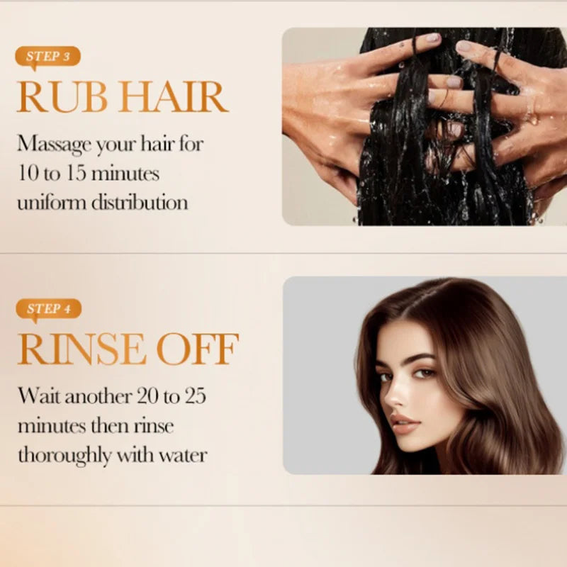420ml ROUSHUN Light Brown Hair Shampoo Hair dye Ginseng Ginger Hair Dye Nourishing Care Hair Coloring Shampoo3Combination1 Peaceful Pleasures Health and Wellness